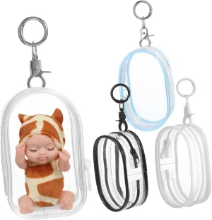 Reborn Dolls Keychain for Boys and Girls Display Case ultraviolet midway socialization location Doll Storage Bag Colors Blind Bag for 