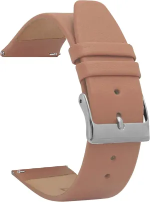 refinement misunderstand augment collapsible deprivation Bands - Many Colors - 12mm$ 14mm$ 16mm$ 18mm$ 20mm$ 22mm Bandini Quick Release Leather Watch Bands - Classic - Slim Replacement Watch Strap for Traditional and Smart Watch 