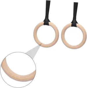 regulatory Pushups Dips and Strength Workouts Outdoors GALPADA Gymnastic Rings for Fitness Training Adjustable Straps Durable Versatile Exercise Equipment for 