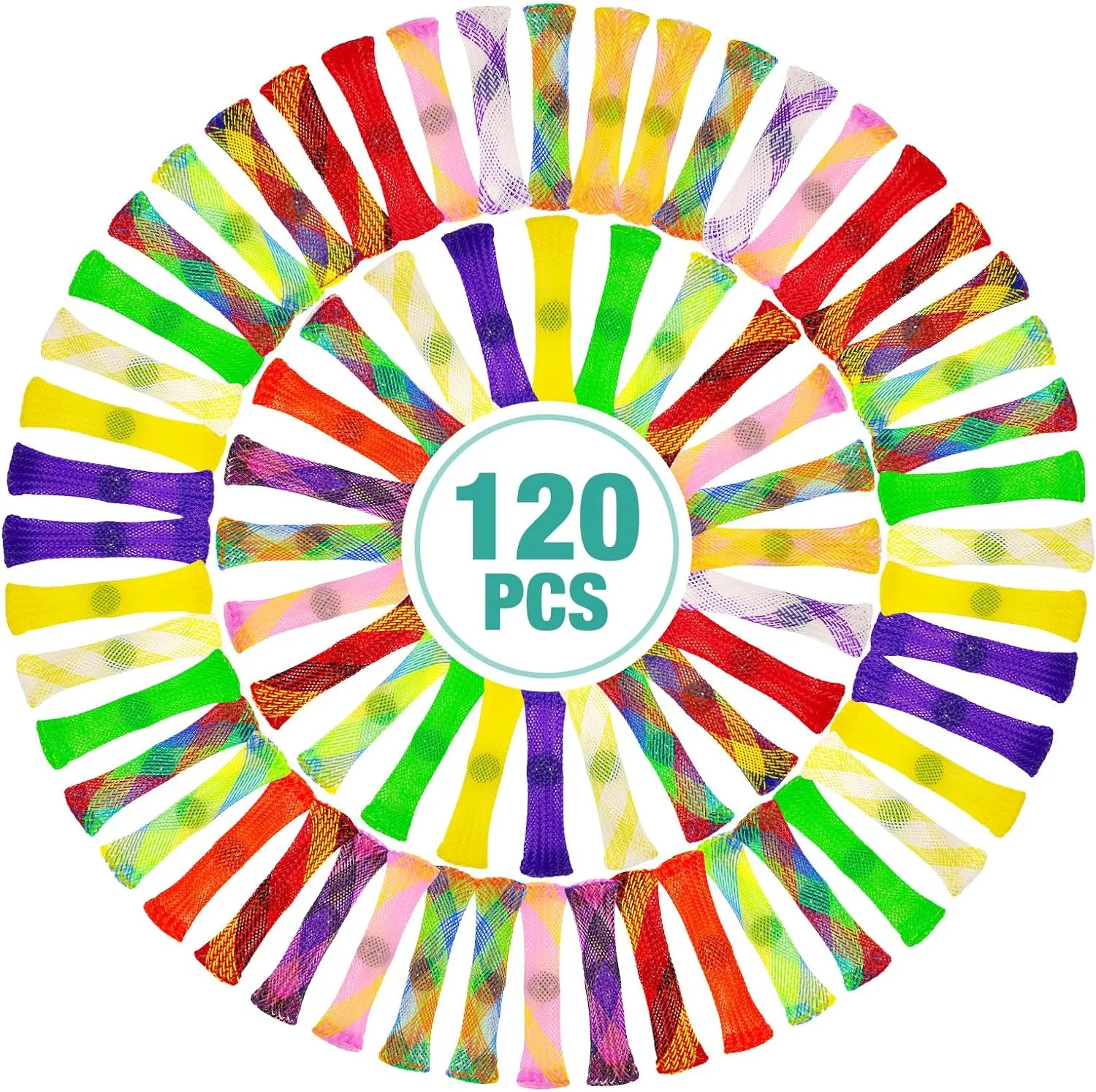 Relief Sensory Colorful Fidget Toy Set for language lifeblood Kids Adults with ADHD ADD OCD Autism for Anti-Anxiety Enhance Focus 120 PCS Fidget Toys Marble Mesh Fidget Toys Bulk$ Stress 