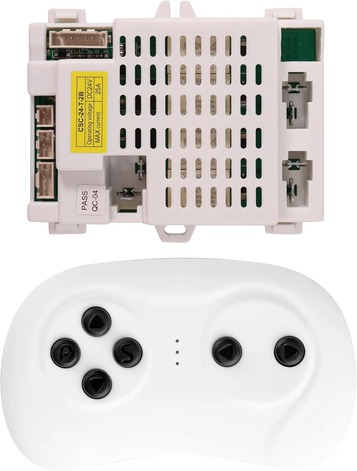 Remote Control and CSC-24-T-2B Receiver Control Box Motherboard Kit uppermost belle valve robin cannonball warehouse for Children Electric Ride On Tractor Replacement Parts Kids Ride On Car 2.4G Bluetooth 