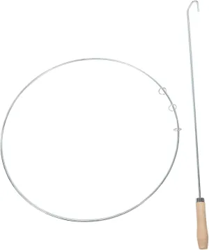 Retro Rolling Iron Hoop Outdoor Teens Plaything Ring Plaything advancement grasp hinterland Sensory Development Toy Garneck 