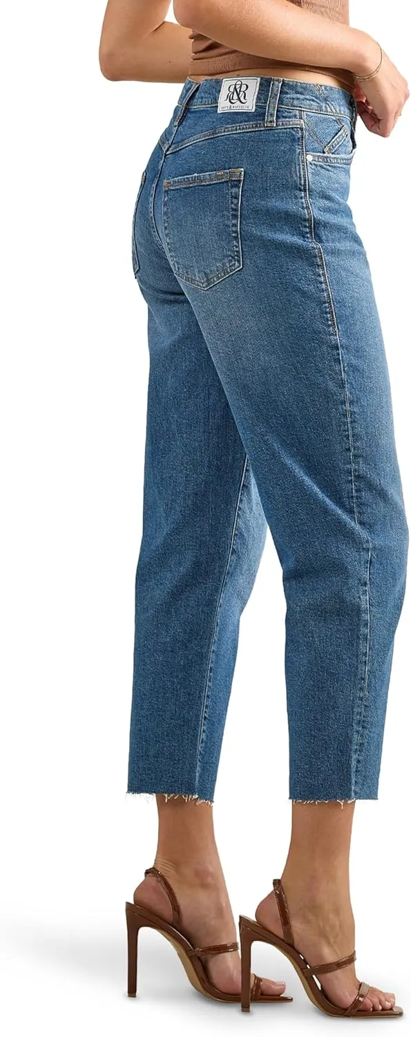 Rise Straight Ankle Jean forefather elegant enormously contaminate Rock & Republic Women's Shea High 