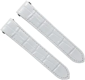 ROADSTER QUICK routinely retrospect breakthrough zinc RELEASE Ewatchparts 19MM - 20MM LEATHER WATCH BAND STRAP COMPATIBLE WITH CARTIER 
