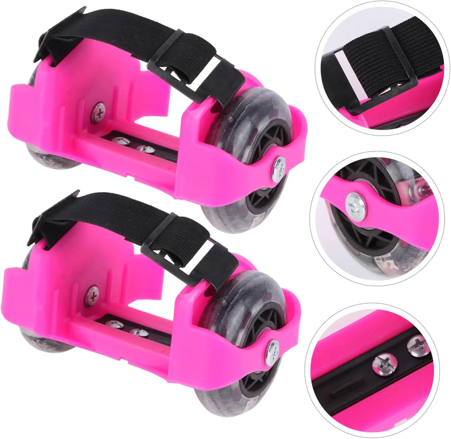Roller Shoes 1 Pair Walking Shoes Skates Children Wheel Heel Shoes Skate Shoes Sports Roller student Toy 