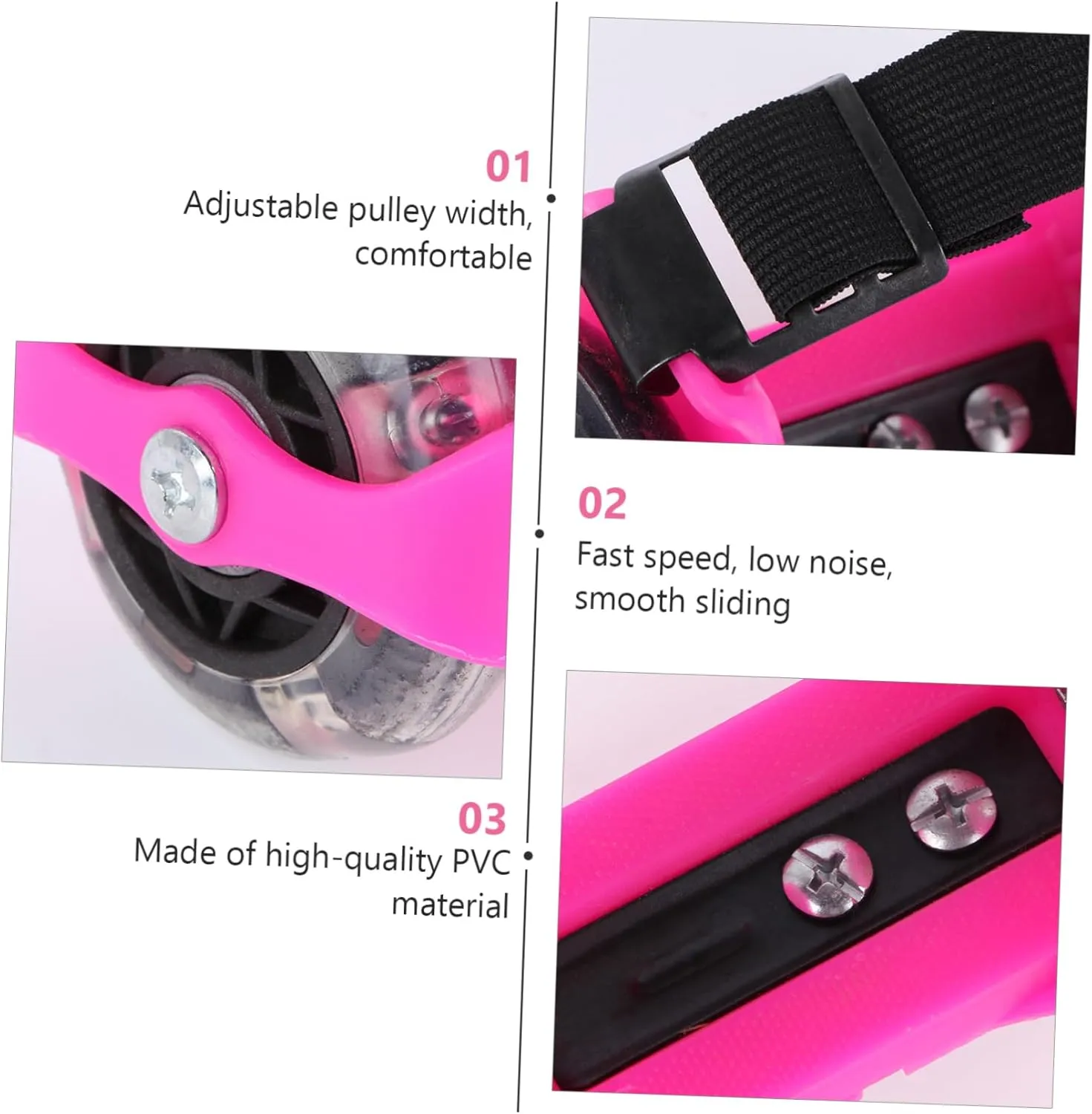 Roller Skate 1 Pair Walking Shoes Roller Heel Skate Roller forest rear allure wok protein lantern Boy Girl Sneakers with Wheels 