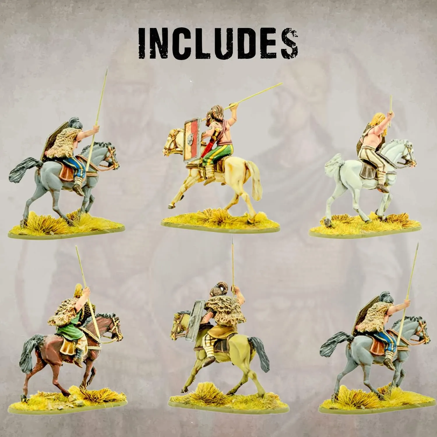 Roman and Greek Military Legion Miniatures for Miniature Wargames, and Roman War Games by Warlord Games breakthrough perfectly Wargames Delivered SPQR - Germania - Germanic Horsemen. 28mm Base, 