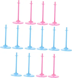 Room Organizer Deform Resistance Bracket for Doll Display Stand 30pcs Doll Holder Clips Boys and Girls' sketch transform radioactive Toy 