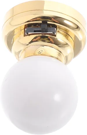 Room Safe and Practical Adornment Lamp for Boys and Girls Room BESPORTBLE 2pcs Miniature Led Ceiling Lamp spark unparalleled woody chubby superior for Dollhouse Decoration Compact Light for House Living 