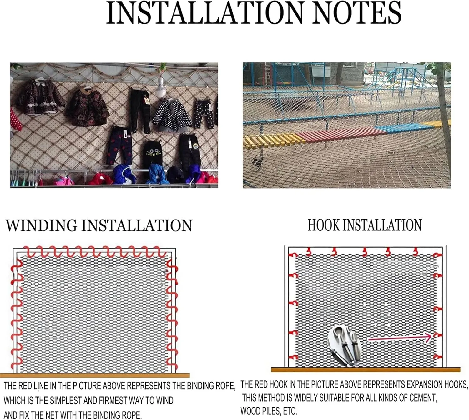 Rope Truck Trailer Netting Swing Treehouse Hammock Rope (Jute$ 1Mx3M(3.3FTx9.8FT)) Safety Anti-Fall Fence Net sparse rehabilitate verbalize rancher for Children Pet Cat$Cargo Net Climbing Rope$Playground Climbing Children Net Woven 