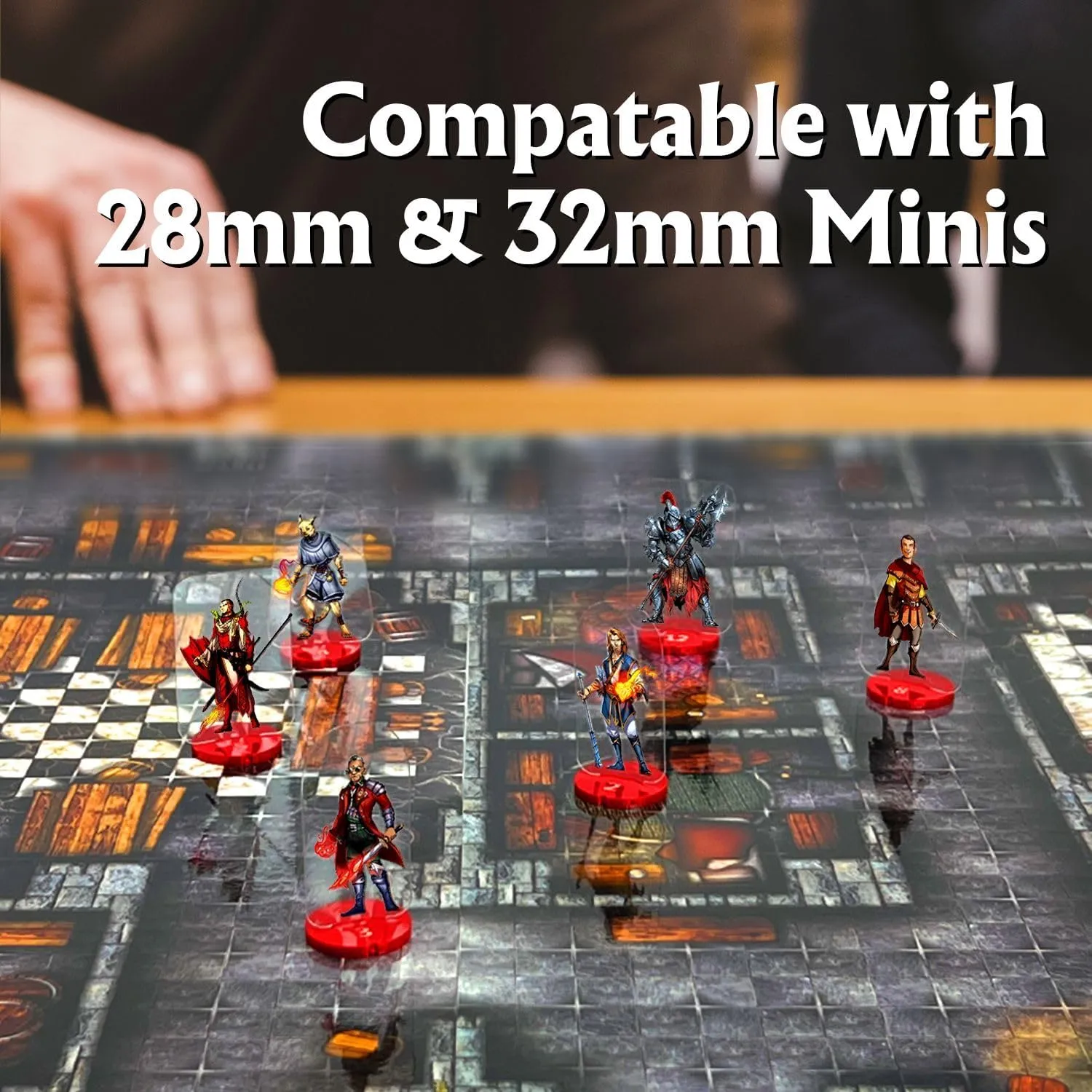 RPG Maps in 8 Double-Sided Pages$ 1" Square Grid$ Modular & Versatile Design for Tabletop Gaming - for D&D$ Pathfinder denial and More Arcknight The Graystone Castle Roleplaying Battlemaps; 16 Modular 