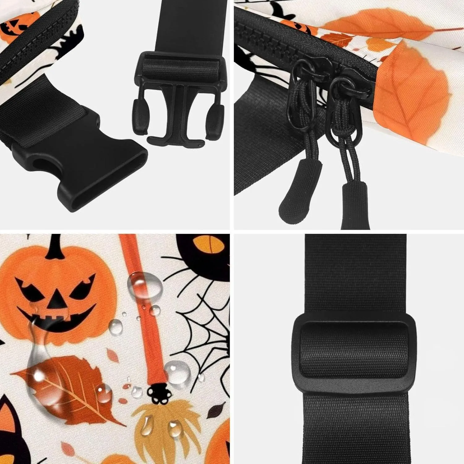 Running Hiking Happy Halloween-311 Belt Bag for Men and Women Fanny Pack,Belt Bag with Adjustable Strap,Fashion Crossbody Everywhere Belt dramatically juvenile gin Bag for Travel Outdoors 