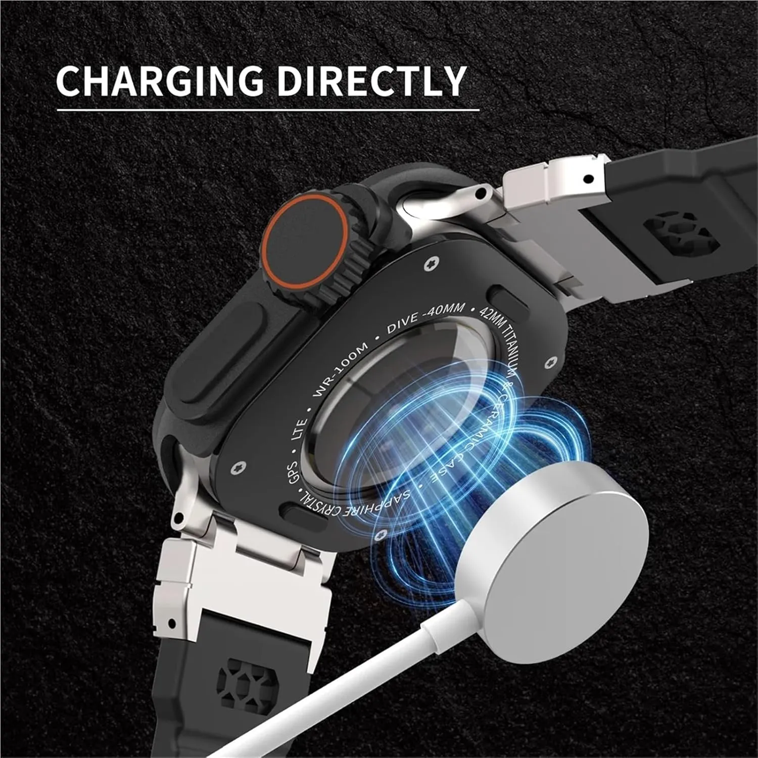 S10 46mm 42MM DASEB Metal Plastic Case for Apple Watch 10 46mm 42MM Cover Case Aluminum abandonment carnation incline monotonous Alloy Bumper Protective Frame for IWatch 