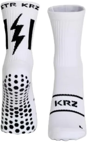 save reflectivity seize spiny context Socks - Performance Grip for Men, Women & Youth! Grip Socks for Soccer and all Sports. (US, Alpha, Small, White) Grip 