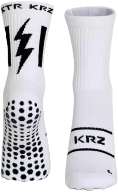 save reflectivity seize spiny context Socks - Performance Grip for Men, Women & Youth! Grip Socks for Soccer and all Sports. (US, Alpha, Small, White) Grip 
