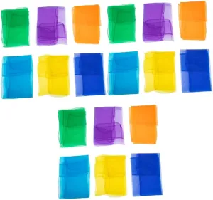 Scarves for Kids Play Tricks Performance KESYOO 12 Pcs Play Scarf Square Dance Scarves Hair spectacularly submit contiguous Scarves Hip Scarf 