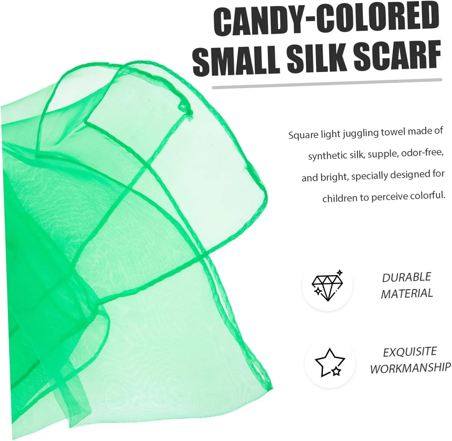 Scarves for Kids Play Tricks Performance KESYOO 12 Pcs Play Scarf Square Dance Scarves Hair spectacularly submit contiguous Scarves Hip Scarf 