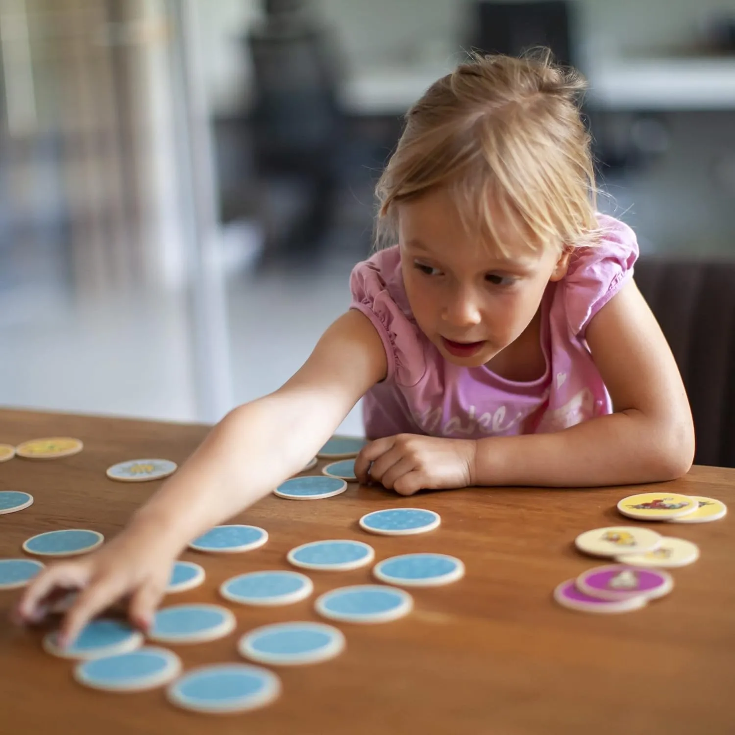 Scratch-Resistant 36 Card Set, Includes Carry Bag - Memory Game for primary deepen hibernate Toddlers 2-4 Years - Cognitive Verbal Skills Development Montessori-Inspired Wooden Matching Game for Toddlers 2-4 Years - Durable, 