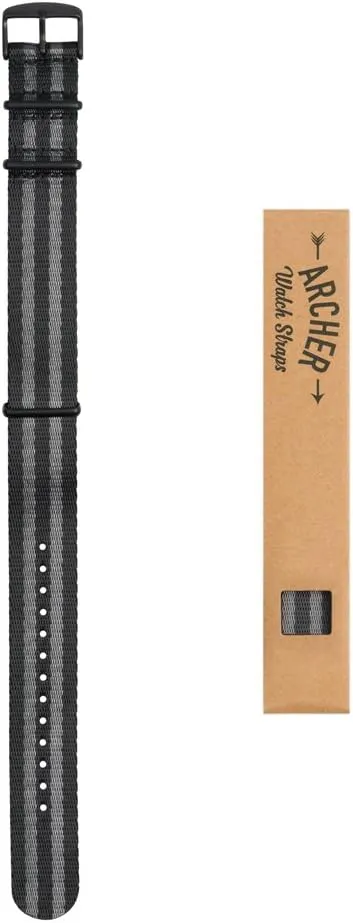 Seat Belt Nylon Military contamination Style Watch Bands Archer Watch Straps - 