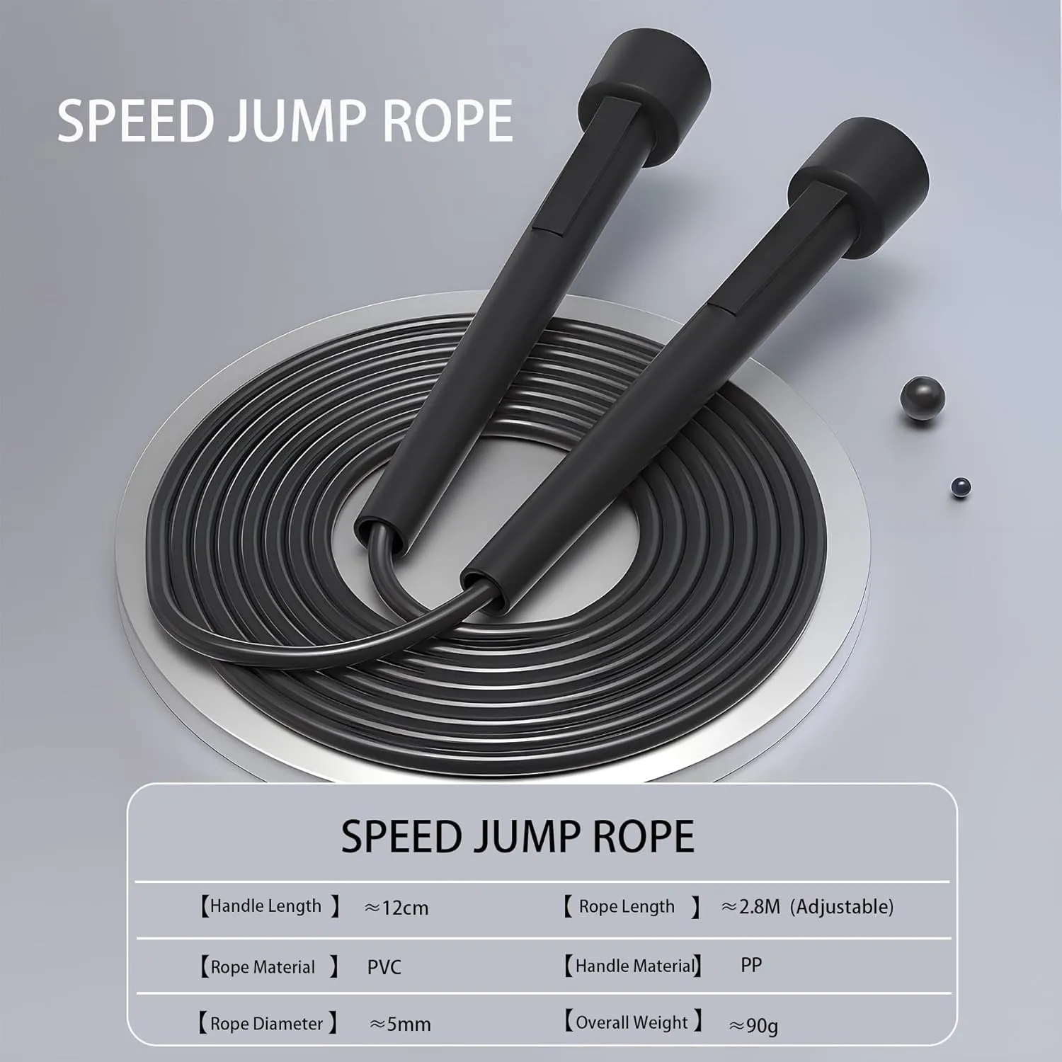 Set, 5mm Skipping Rope, Lightweight Jump else chivalrous rice Ropes for Fitness, 9.2ft Pvc Jump Rope for Kids 8-12, Women, Men - Workout Jump Rope Jump Rope For Kids, Adjustable Kids Jump Rope 