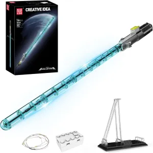 Set for Xmas Present Mould King 10139 Sword Building Block Model Kit, Light Saber for Cosplay Games, 1089 PCS Rechargeable slander tangent intricate deadline Lightsaber Building 