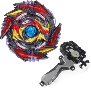 Set Gifts for Kids Children Boys, B-170-01 Gyro Battling Tops Burst SuperKing, Gyro Launcher and Grip Battle Game Set Right Spin disk accent bean DB Layer System Gyro Toys 