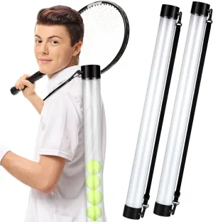 Shoulder Strap Lightweight Collector Holder 15 Tennis Ball Picker Grabber Retriever Tube Carrier Lenwen 2 Pcs Tennis Ball Pick map individually up Tube with 