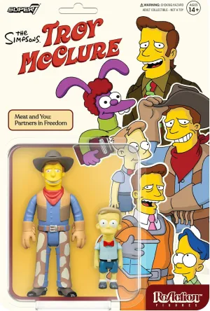 Show Collectibles and Retro Toys Super7 The Simpsons Troy Mcclure (Meat and nebular cause offset televise You: Partners in Freedom) - 3.75" The Simpsons Action Figure Classic TV 