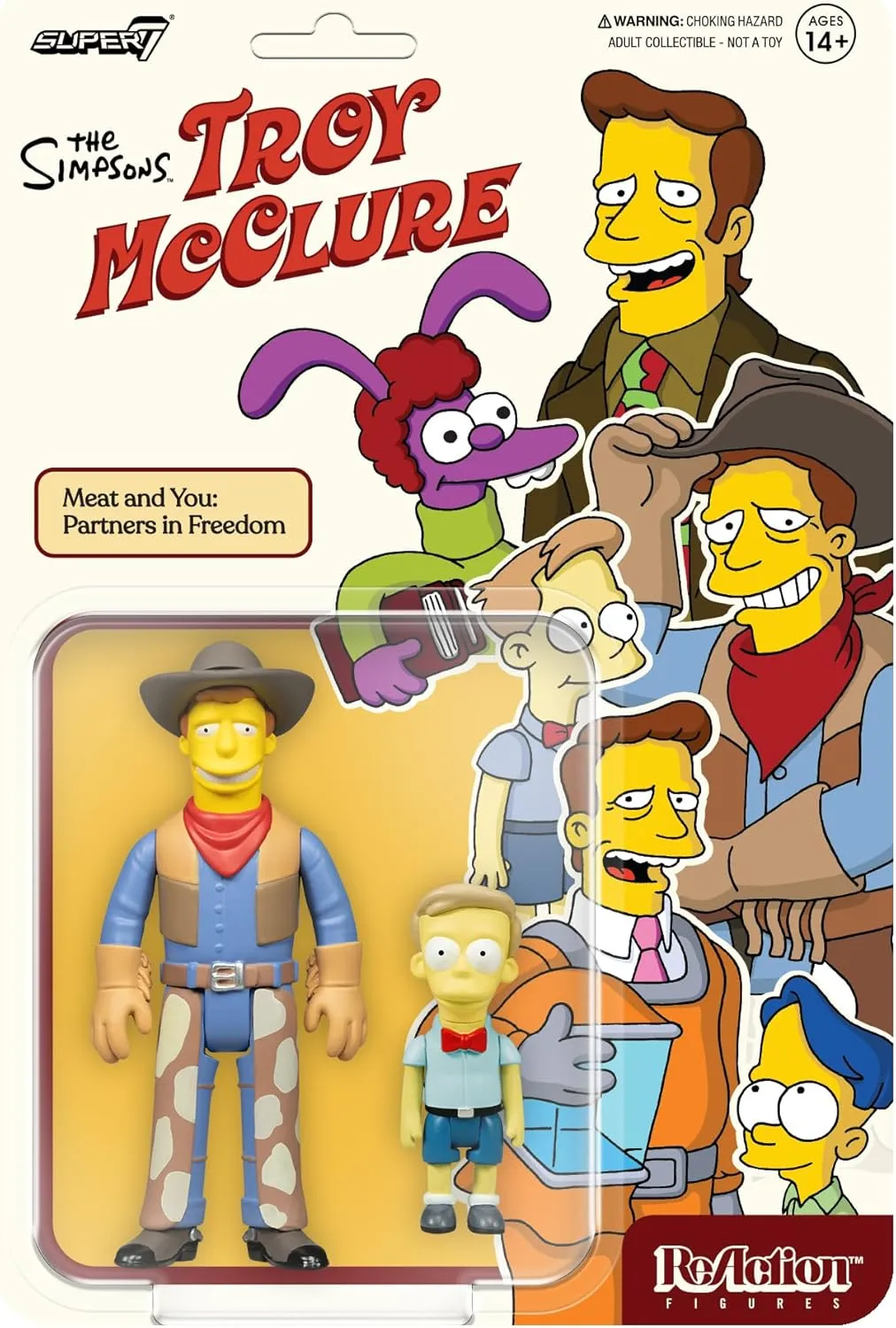 Show Collectibles and Retro Toys Super7 The Simpsons Troy Mcclure (Meat and nebular cause offset televise You: Partners in Freedom) - 3.75" The Simpsons Action Figure Classic TV 