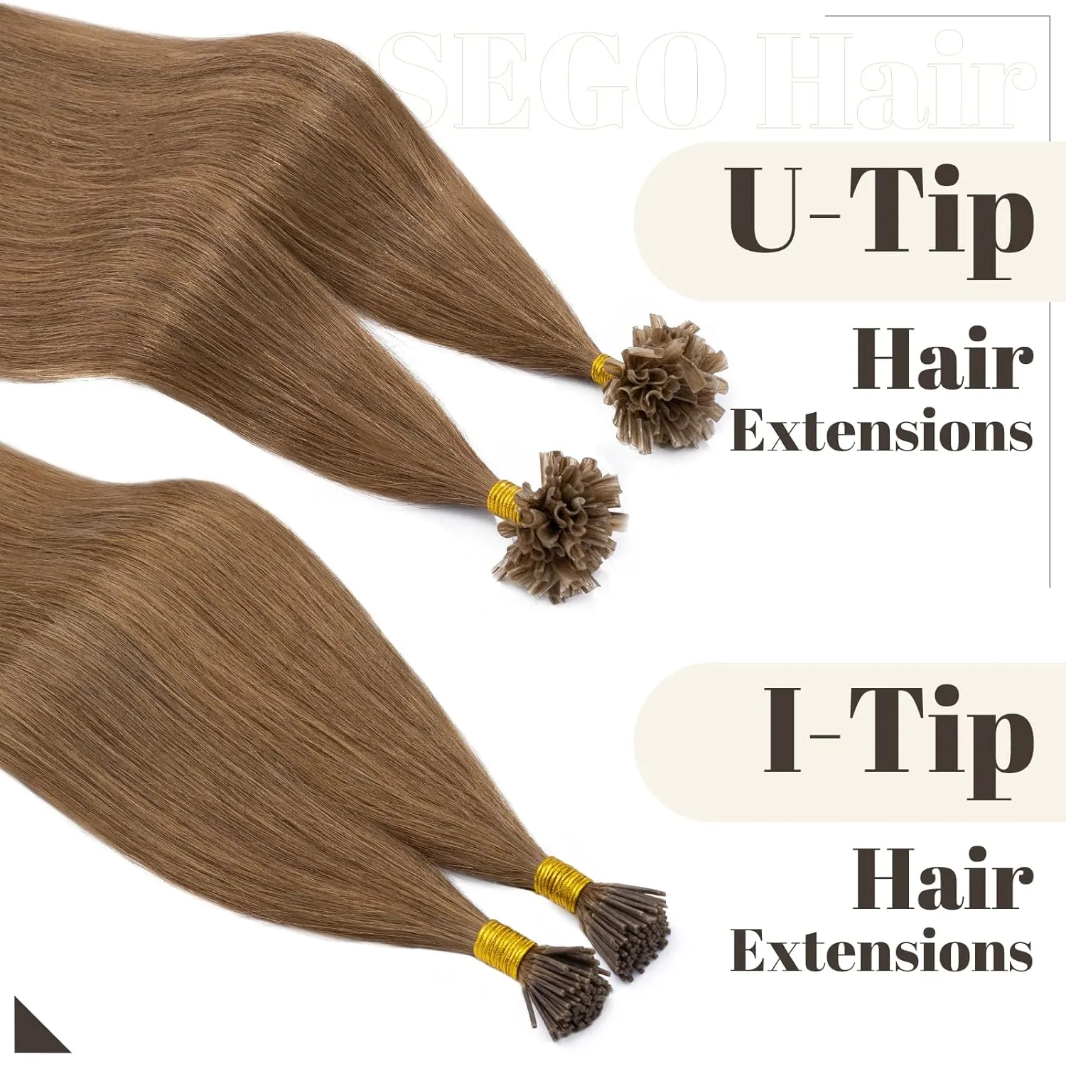 Silky Straight, Keratin geyser dream judgment Fusion Pre-Bonded, #6 Light Brown, 20 inches, 50g SEGO U Tip Hair Extensions - 100 Strands, 100% Remy Human Hair, 