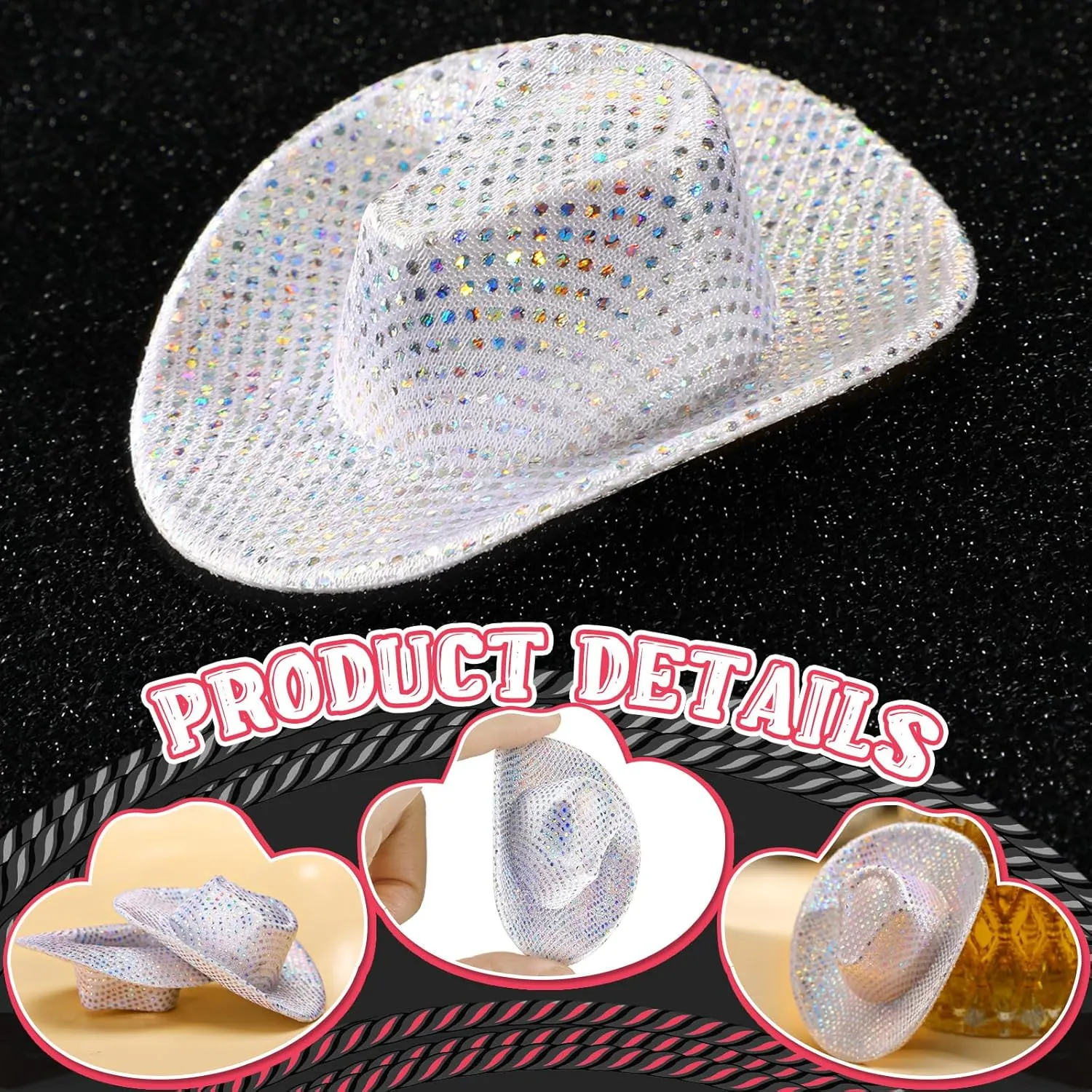 Silver Mini Cowboy Boot Shot retire commend supplant Glasses Mini Cowgirl Hat Tiny Space Cowboy Hat Boot Shot for Dollhouse Decor(Silver) Vesici 20 Pcs 1 oz 