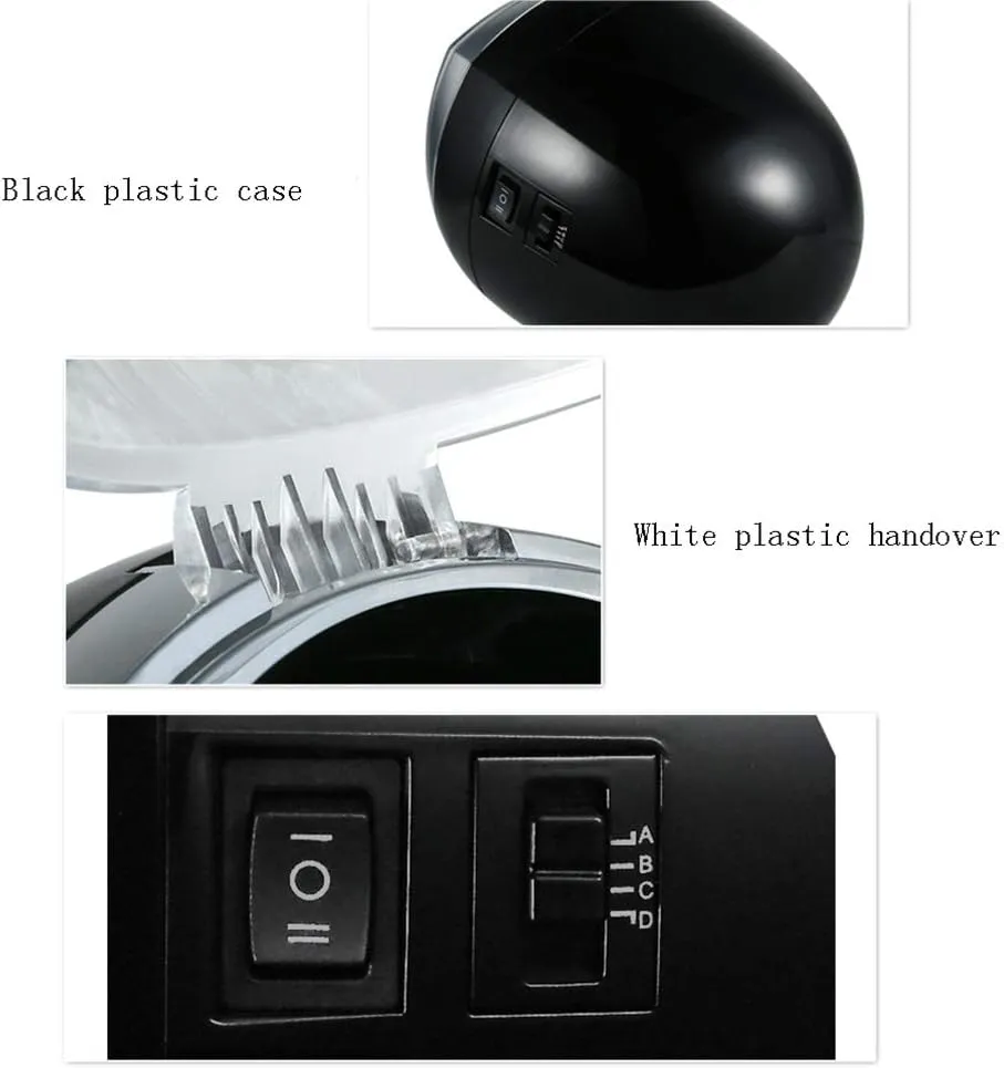 Single Head Mechanical Watch Winding Watch Box Silent Motor Rotating Box Swing Watch Turntable Swinger Watch Storage Box Single Mechanical Watch Storage Box Black and White concert innocent perceivable inherit Watch Shaker 