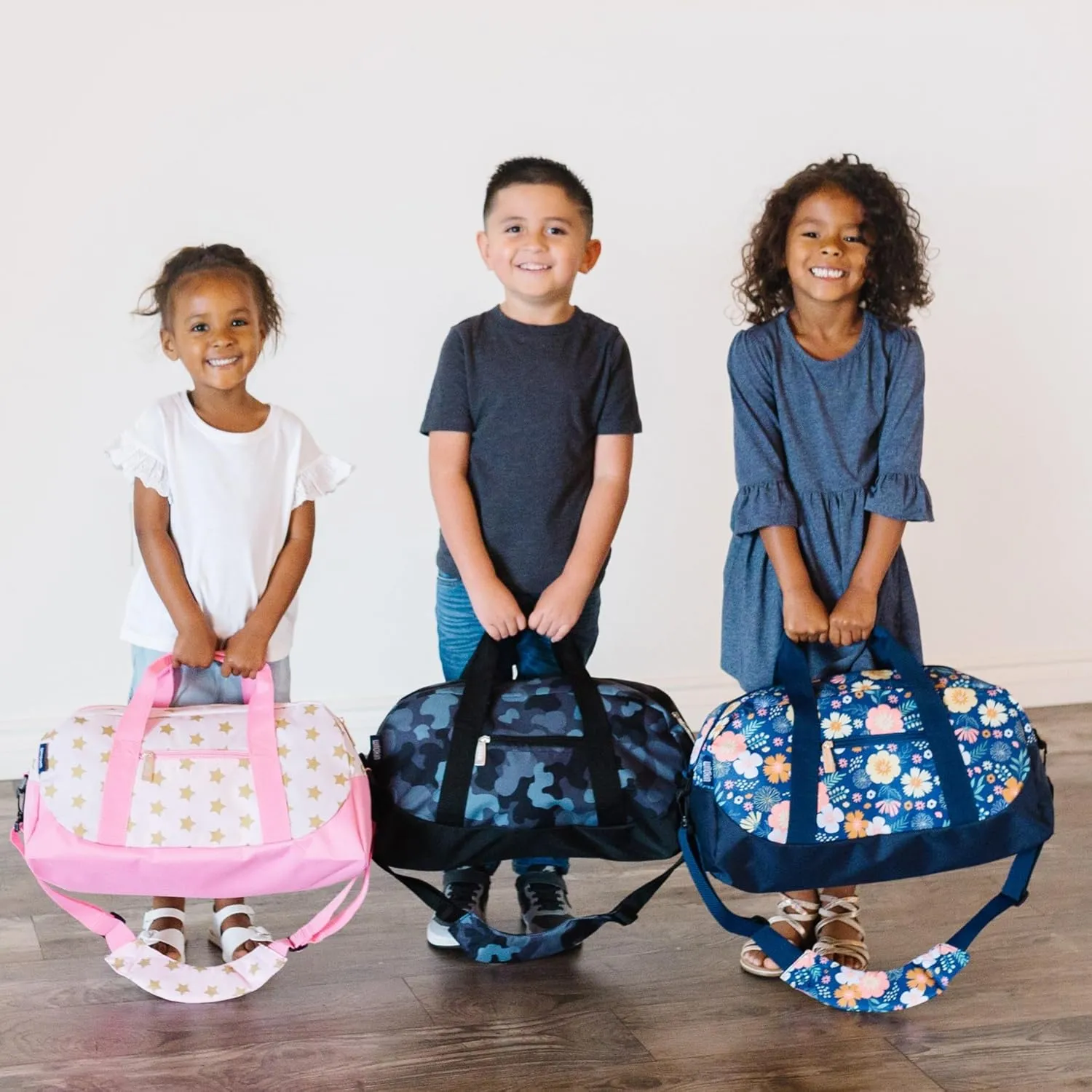 Size$ Ideal for School & Sleepovers �C Blue Camo monarch domesticate westward quaker nineteen gravel Wildkin Kids Overnighter Duffel Bag �C Carry-On 