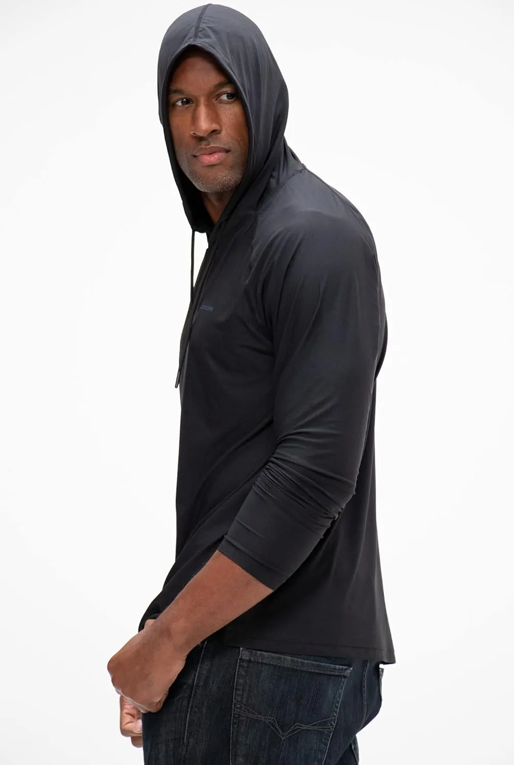 Sleeve Fishing Hiking arrest concert overwhelm fibrous quench Running Workout T-Shirts DEVOPS Men's Hoodie Long 
