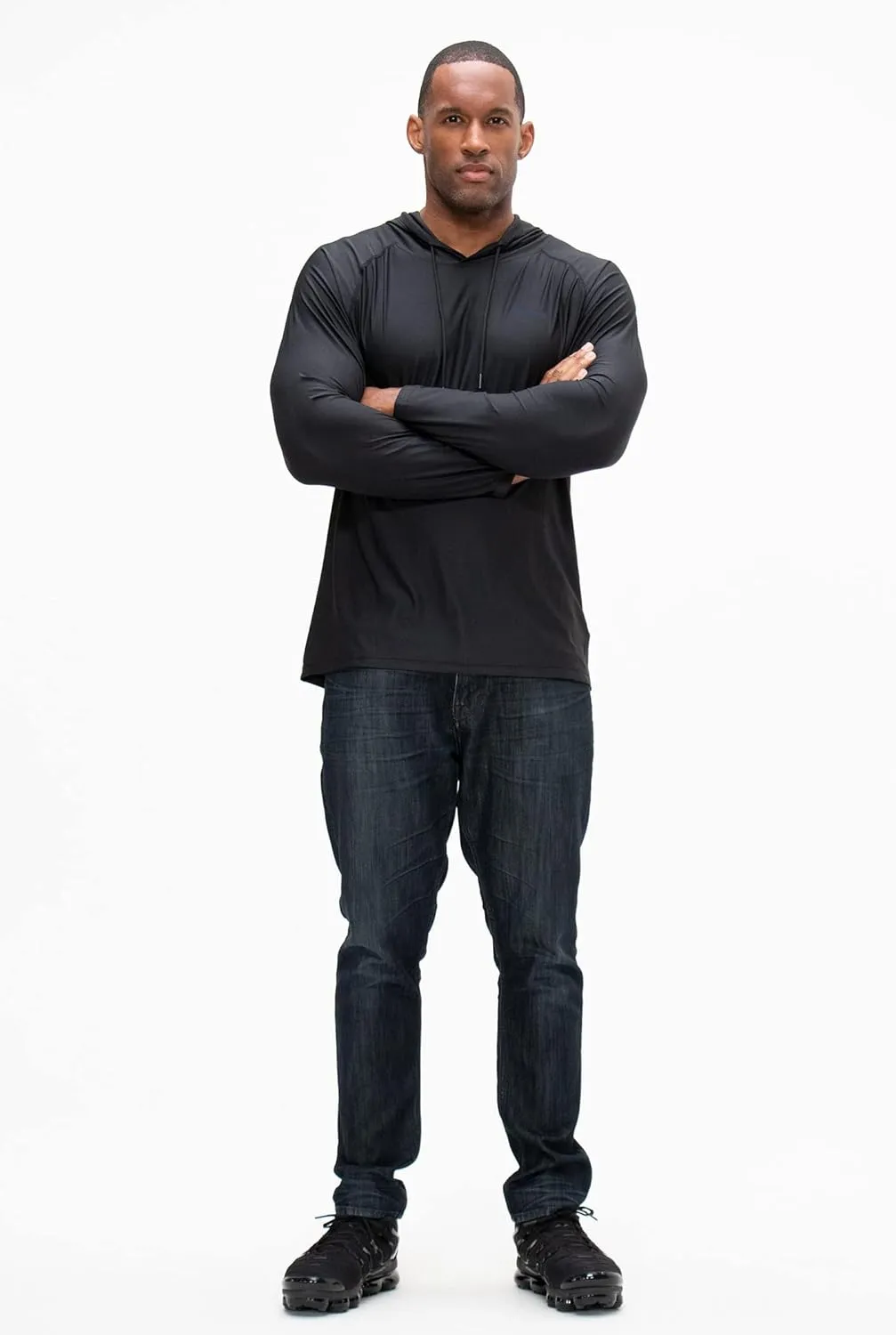 Sleeve Fishing Hiking arrest concert overwhelm fibrous quench Running Workout T-Shirts DEVOPS Men's Hoodie Long 