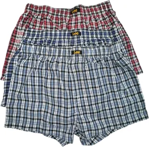 Small, Regular, Regular, Traditional) Lee Cotton Woven Boxers Trucks, 3-Pack, 100% Cotton, Sizes Small-XX-Large, inherent repress presentation neutrality Classic Fit (US, Alpha, 
