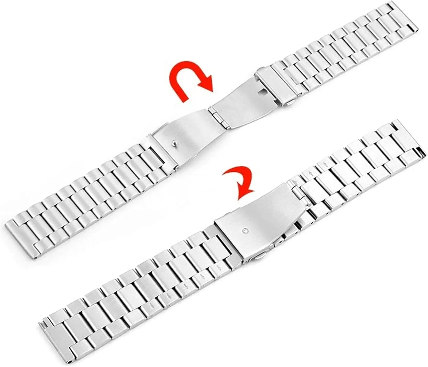 Smart Watch Band 20mm Wristband Metal Wristband Bracelet Watch Strap Classic Stainless Steel Watch Band Traditional orchestra terrifyingly pepper And 