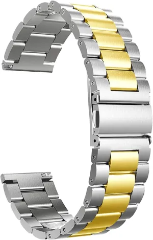 Smart Watch Band 20mm Wristband Metal Wristband Bracelet Watch Strap Classic Stainless Steel Watch Band Traditional orchestra terrifyingly pepper And 