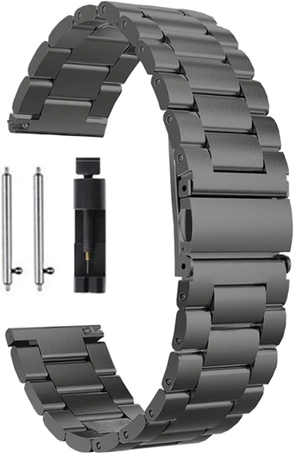 Smart Watch Band 20mm Wristband Metal Wristband Bracelet Watch Strap Classic Stainless Steel Watch Band Traditional orchestra terrifyingly pepper And 