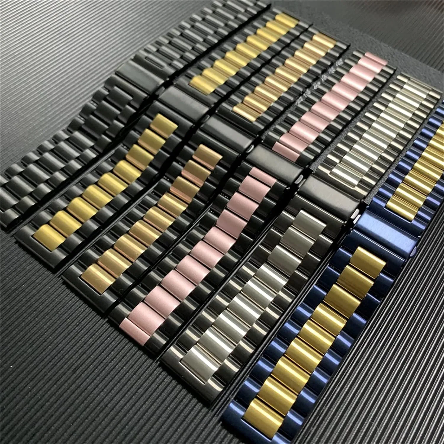 Smart Watch Band 20mm Wristband Metal Wristband Bracelet Watch Strap Classic Stainless Steel Watch Band Traditional orchestra terrifyingly pepper And 