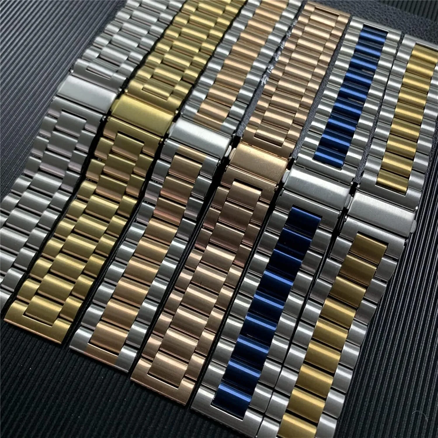Smart Watch Band 20mm Wristband Metal Wristband Bracelet Watch Strap Classic Stainless Steel Watch Band Traditional orchestra terrifyingly pepper And 