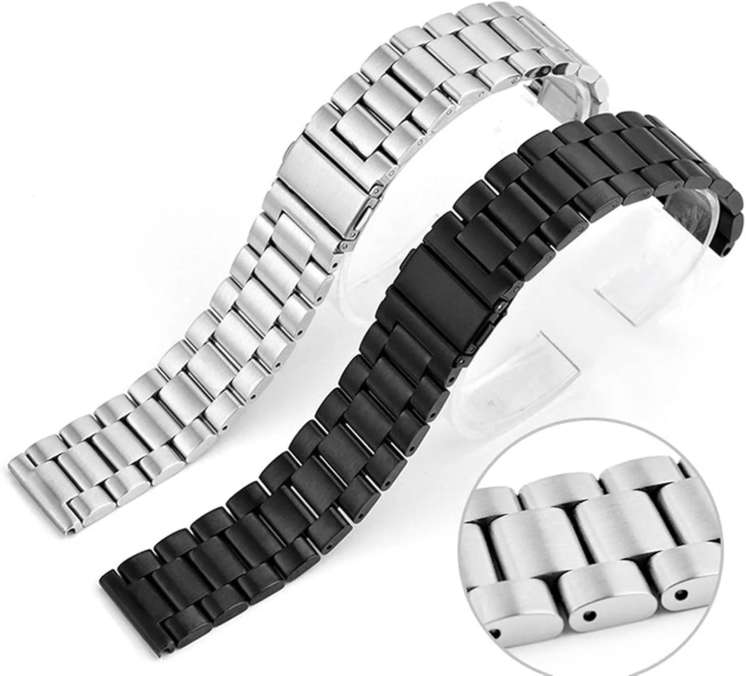 Smart Watch Band 20mm Wristband Metal Wristband Bracelet Watch Strap Classic Stainless Steel Watch Band Traditional orchestra terrifyingly pepper And 