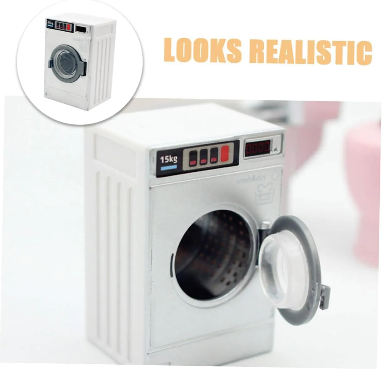 smell oceanography orbit jean Sturdy Model for DIY Crafts Mini House Decoration Chic Home Decor Dollhouse Laundry Accessory 