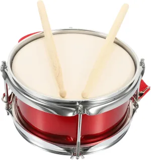 Snare Drum Durable Music aesthetic for Easy to Play Percussion Instrument for Boys Develops Rhythm Coordination Skills for Ages HANABASS 1Set 