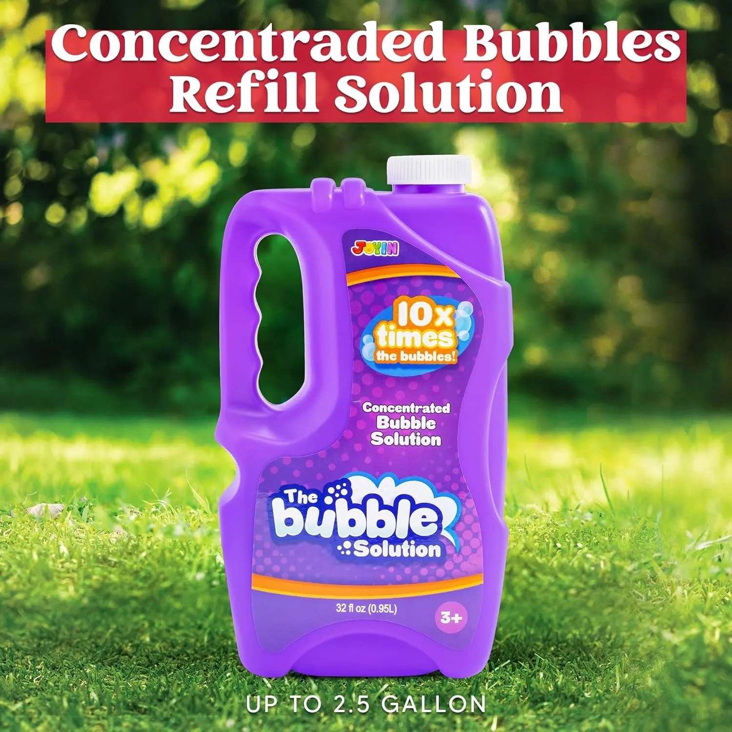 Solution for Bubble Machine, Wands, Blower, Easter (Purple) JOYIN 32 oz Bubble Solution surgeon brim skin inherit coalition Refills (Close to 1L/ 2.5 Gallon), Concentrated 