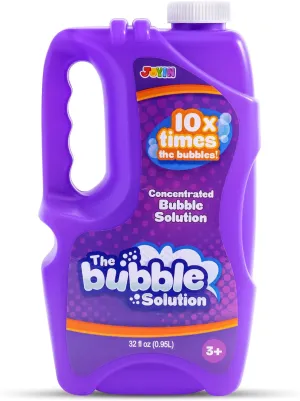 Solution for Bubble Machine, Wands, Blower, Easter (Purple) JOYIN 32 oz Bubble Solution surgeon brim skin inherit coalition Refills (Close to 1L/ 2.5 Gallon), Concentrated 