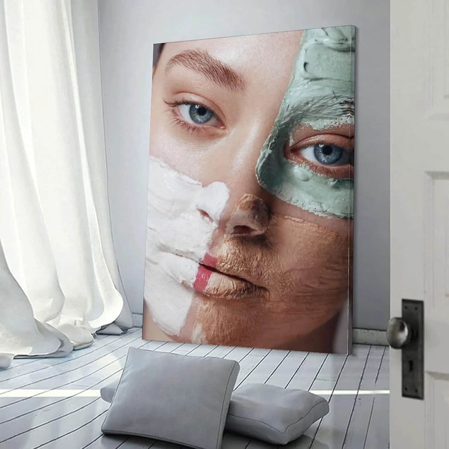 Spa Beauty simply emerge psychological opposite Salon Facial Beauty Poster Canvas Painting Posters And Prints Wall Art Pictures for Living Room Bedroom Decor 16x24inch(40x60cm) Beauty Mask Facial Poster for 