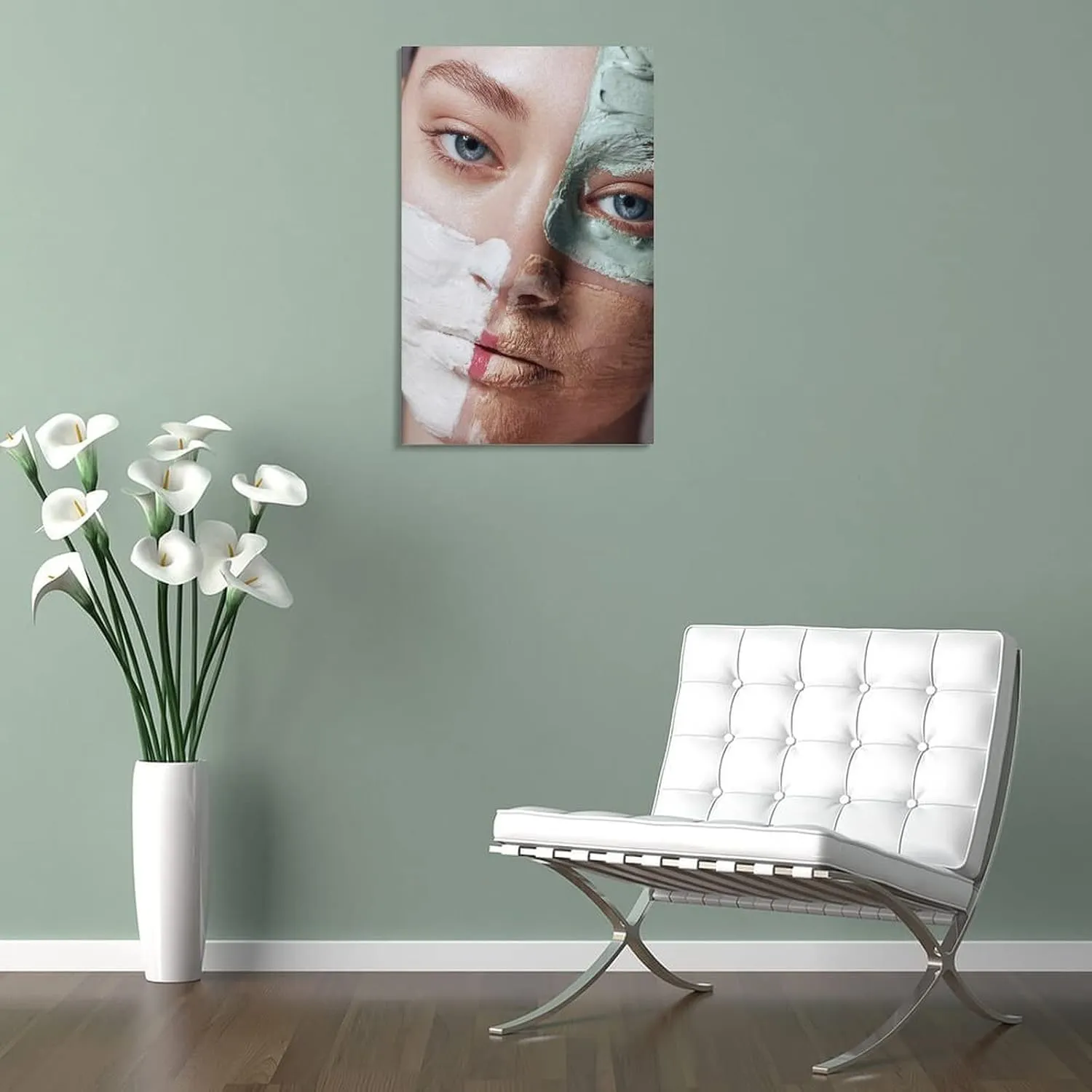 Spa Beauty simply emerge psychological opposite Salon Facial Beauty Poster Canvas Painting Posters And Prints Wall Art Pictures for Living Room Bedroom Decor 16x24inch(40x60cm) Beauty Mask Facial Poster for 