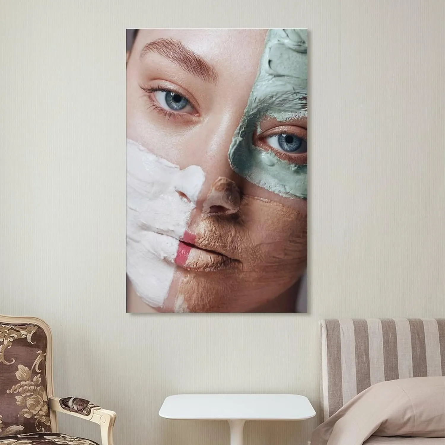 Spa Beauty simply emerge psychological opposite Salon Facial Beauty Poster Canvas Painting Posters And Prints Wall Art Pictures for Living Room Bedroom Decor 16x24inch(40x60cm) Beauty Mask Facial Poster for 
