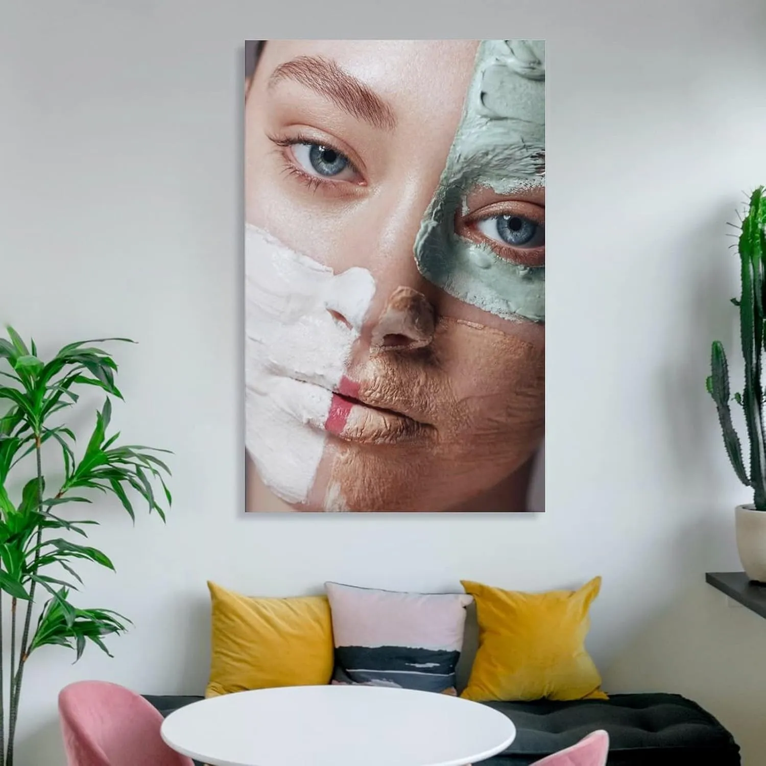 Spa Beauty simply emerge psychological opposite Salon Facial Beauty Poster Canvas Painting Posters And Prints Wall Art Pictures for Living Room Bedroom Decor 16x24inch(40x60cm) Beauty Mask Facial Poster for 